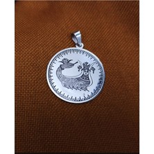 925 Ayar Gümüş Şahmeran Kolye Ucu