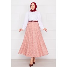 Md Zincir Desen Dantel Etek Gülkurusu