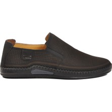 Ayakmod Siyah Nubuk Hakiki Deri Erkek Günlük Ayakkabı 803 M