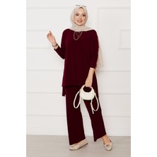 Ozk Salaş Rahat Kalıp İkili Sandy Takım Bordo