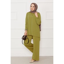 Ozk Salaş Rahat Kalıp İkili Sandy Takım Yağ Yeşil