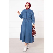 Md Etekli Kot Takım Açık Mavi