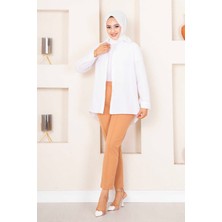 MDS Çımalı Tesettür Pantolon Camel