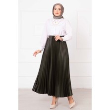 Frh Sena Piliseli Etek Haki