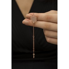 Kadın 925 Ayar Gümüş Yaşam Çiçeği Bileklik