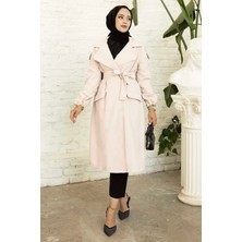 Md Kol Bağcıklı Seyyar Kuşaklı Trençkot Taş