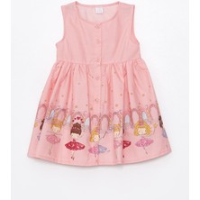 Lc Waikiki Yeni Sezon Bisiklet Yaka Kolsuz Kız Bebek Elbise