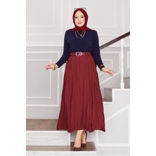Md Kraş Tesettür Etek Bordo