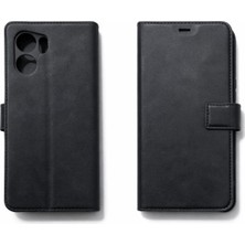 Ycl Mobile Oppo Reno 13F Siyah Kapaklı Cüzdan Kılıf