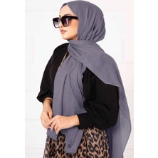 Kbr Bambu Şal Koyu Gri