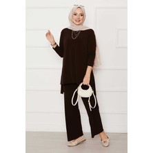 Ozk Salaş Rahat Kalıp İkili Sandy Takım Kahve