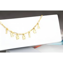 925 Ayar Gümüş Özel Tasarım Isimli Kolye