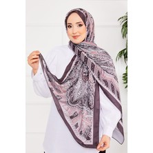Msc Lava Desen Tesettür Şal -14