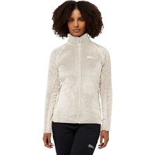 Jack Wolfskin Rotwand Fz Kadın Bej Polar Ceket