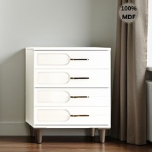 Flances Asya 4 Çekmeceli Mdf Şifonyer