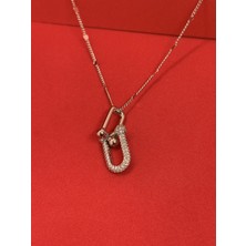 Halka Gümüş Kolye