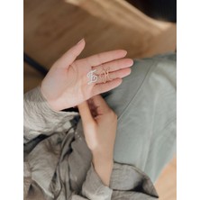 925 Ayar Gümüş Harfli Kolye