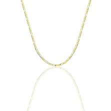 925 Ayar Gümüş 2 mm Figaro Zincir Kolye