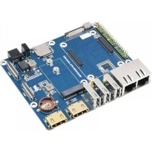 Gümrük Bey Waveshare Raspberry Pi Cm4 Dual Eth Base Board (Wifi6 Destekli)
