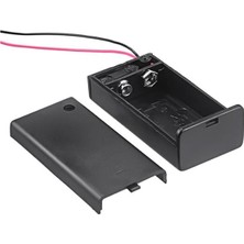 Zibox 9 Volt Pil Kutusu Kapaklı Açma/Kapama Anahtarlı IC-233D