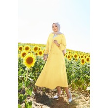 Mat Spor Kimono Etekli Takım Sarı