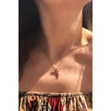 925 Ayar Gümüş Minimal Kuş Kolye