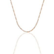 925 Ayar Gümüş 2 mm Figaro Zincir Kolye