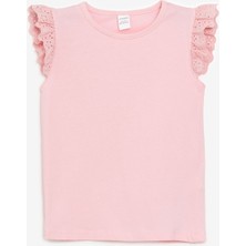 Lc Waikiki Yeni Sezon Bisiklet Yaka Basic Kız Bebek Atlet