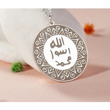 925 Ayar Gümüş Hz. Muhammed'in Mührü Kolye