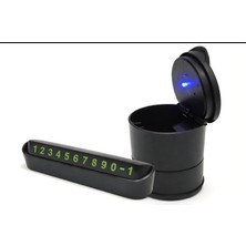 Dogadastore Araç İçi Fosforlu Numaratör&Oto Işıklı Küllük 2 li Ürün