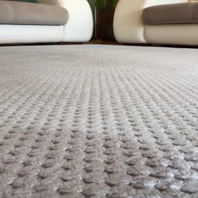 Oreyra Gri Kaymaz Jel Taban Yumuşak Doku Makinede Yıkanabilir Özel Ölçü Kesim Halı / Kilim Yolluk