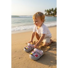 Akınalbella Sevimli Figürlü Ortopedik Tabanlı Çocuk Sandalet & Terlik-Kaymaz Taban Yazlık Plaj Burun Korumalı