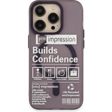 Marsilyan iPhone 14 Pro Kılıf Apollo Magneticsafe Desenli Kapak - Apollo Mor - 6