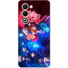 TechTree Oppo A5 4g Uyumlu Jujutsu Kaisen Baskılı Silikon Kılıf