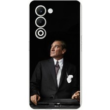 TechTree Oppo A5 4g Uyumlu Ufka Bakan Lider Atatürk Baskılı Silikon Kılıf