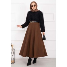 Cvn Fitilli Mevlana Etek Kahve