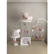 Normadia Çiçekli Ayıcık Dönence Seti, Bebek ve Çocuk Odası Dekorasyonu