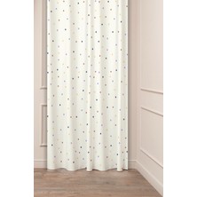 Greendecor Bohem Vazo Çiçek Yaprak Desenli Özel Tasarım Dijital Baskılı (Tek Kanat) Soft Modern Şık Fon Perde