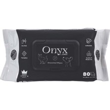 M-Pets Onyx Kokusuz Kedi ve Köpekler Için Temizleme Mendili 80Lİ