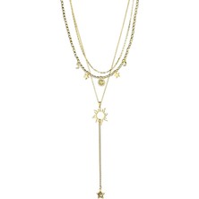 Klips Concept Güneş Objeli Charm Kolye