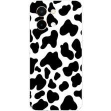 TechTree Vivo Y28 Uyumlu Inek Desenli Tasarımlı Baskılı Silikon Kılıf