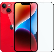 Sword Lion iPhone 14 Tam Kaplayan Parmak Izi Bırakmayan Safir Ekran Koruyucu Cam