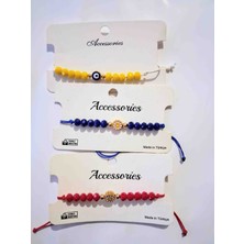 Buypass Renkli Boncuklu Bohem Bileklik Seti