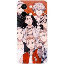 TechTree Vivo Y28 Uyumlu Tokyo Revengers Karakterler Baskılı Silikon Kılıf