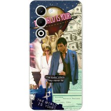 TechTree Oppo A5 4g Uyumlu Elvira Hancock & Tony Montana Tasarımlı Baskılı Silikon Kılıf