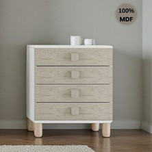 Flances Konçerto 4 Çekmeceli Mdf Şifonyer