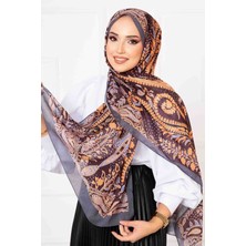 Kbr Etnik Desen Pamuk Şal -10