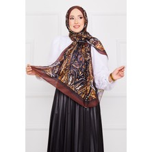 Msc Batik Desenli Tesettür Şal -5