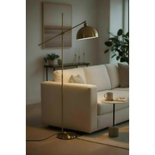 Normadia Hareketli Modern Metal Zemin Lambası, Şık ve Fonksiyonel Tasarım