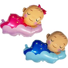 Cinsiyet Belirleme Partisi Kız Mı Erkek Mi Boy Or Girl Uyuyan Bebek Folyo Balon